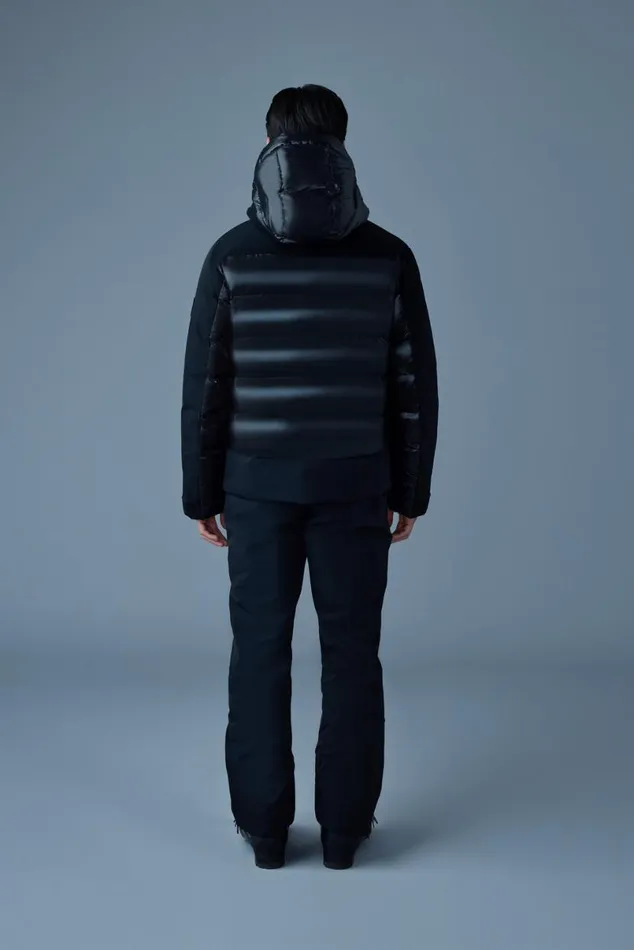 Downs and Parkas Men Mackage CODY Down Ski Jacket With Hood Blackwhite