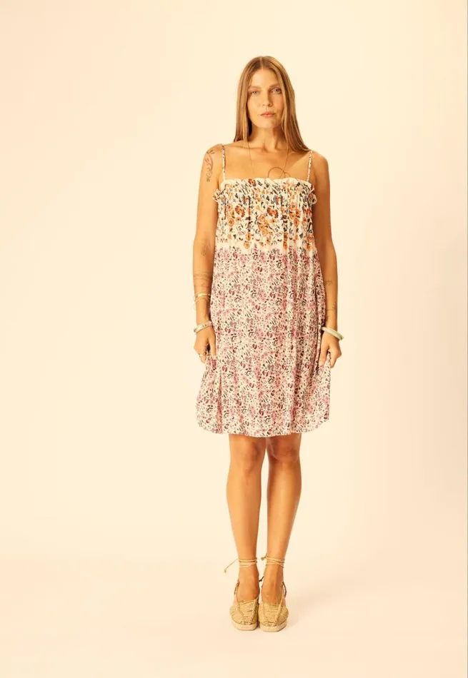 Dresses Shop Natalie Martin DONNA DRESS Petite Fleur Rose