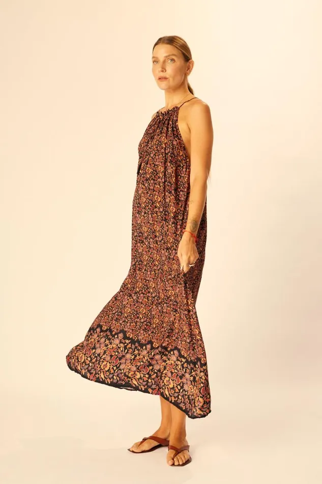 Dresses Shop Natalie Martin MARLIEN DRESS Petite Fleur Noire