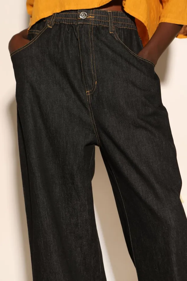 Fergus Jeans Black Womens LF Markey Trousers