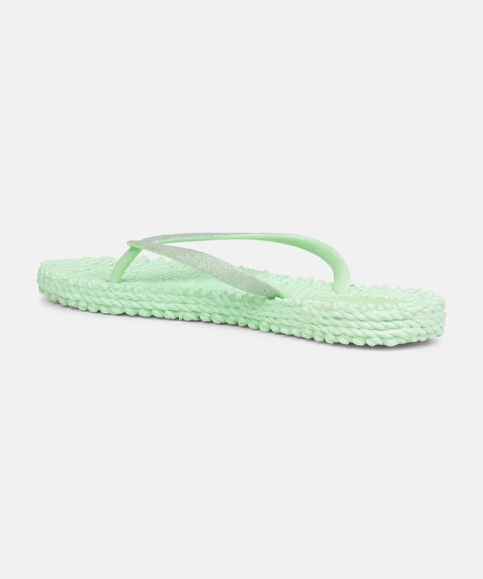 Flip Flop With Glitter 8211 Dusty Agua Shoes Ilse Jacobsen Flip Flops