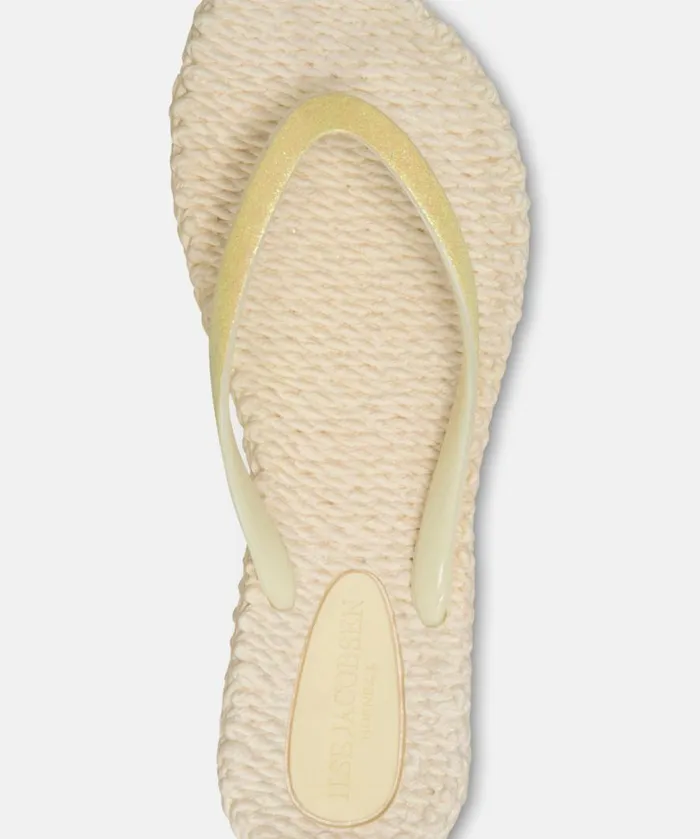 Flip Flop With Glitter 8211 Pear Sorbet Shoes Ilse Jacobsen Flip Flops