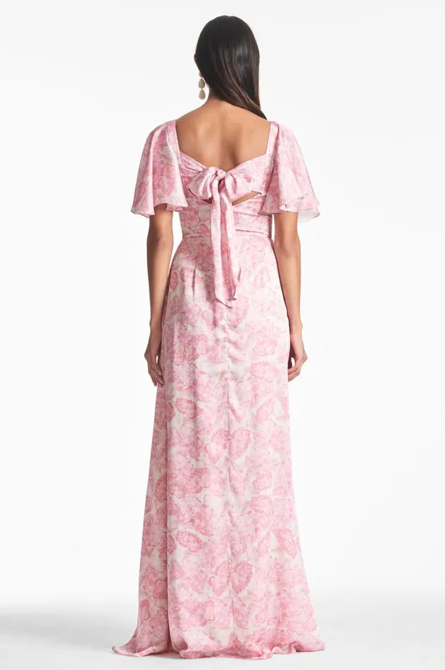 Formal Women Sachin and Babi Aurora Gown 8211 Rouge Damask Rose