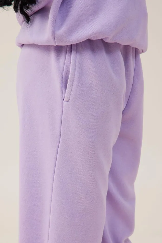 Girls 214 Sweatshirts and Sweatpants Cotton On Paige Wide Leg Pant Lilac Drop