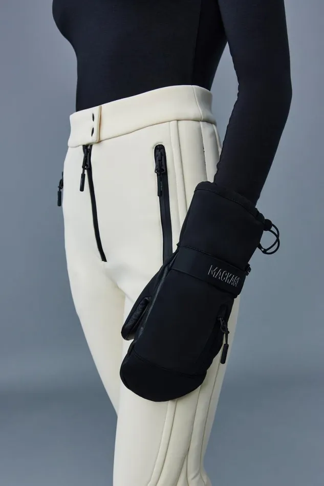 Gloves Women Mackage WYND 2layer Technical Ski Mitts Sky Blue Frost Gloves Women Mackage WYND 2layer Technical Ski Mitts Sky Blue Frost