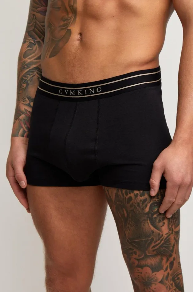 Gym King Accessories Men Boxers 3PK 8211 BlackGold
