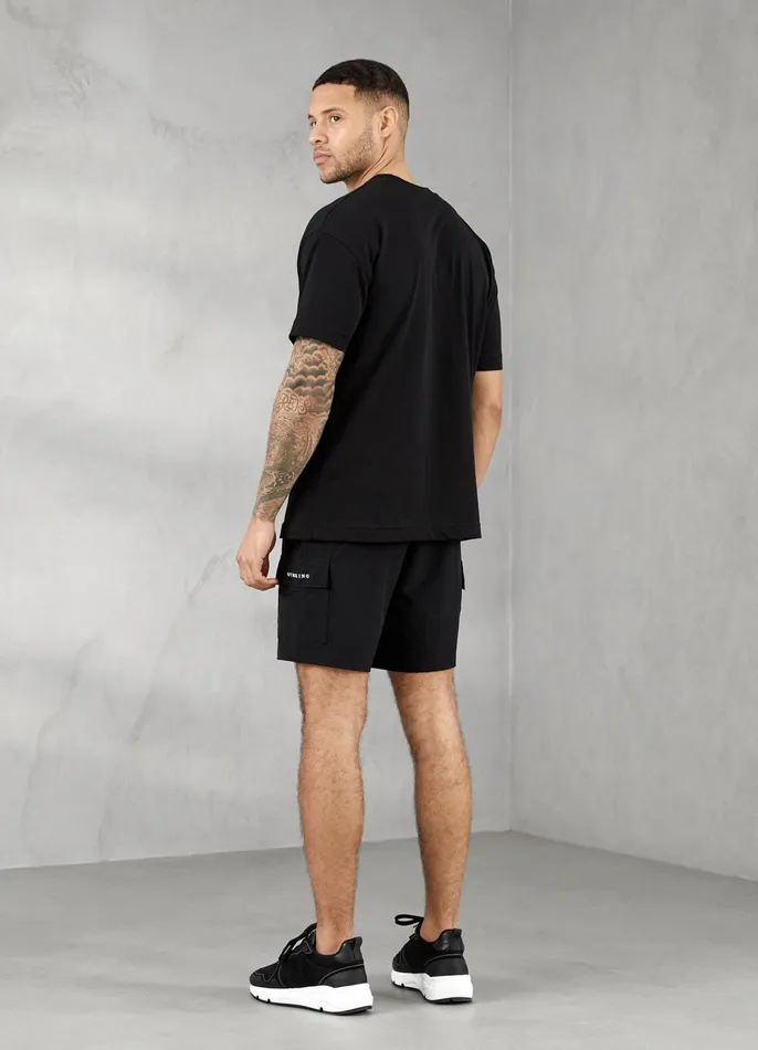 Gym King Cargos Men Utility Woven Cargo Short 8211 Black