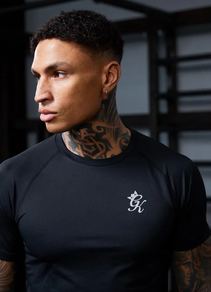 Gym King Gymwear Men Energy Tee 8211 Black
