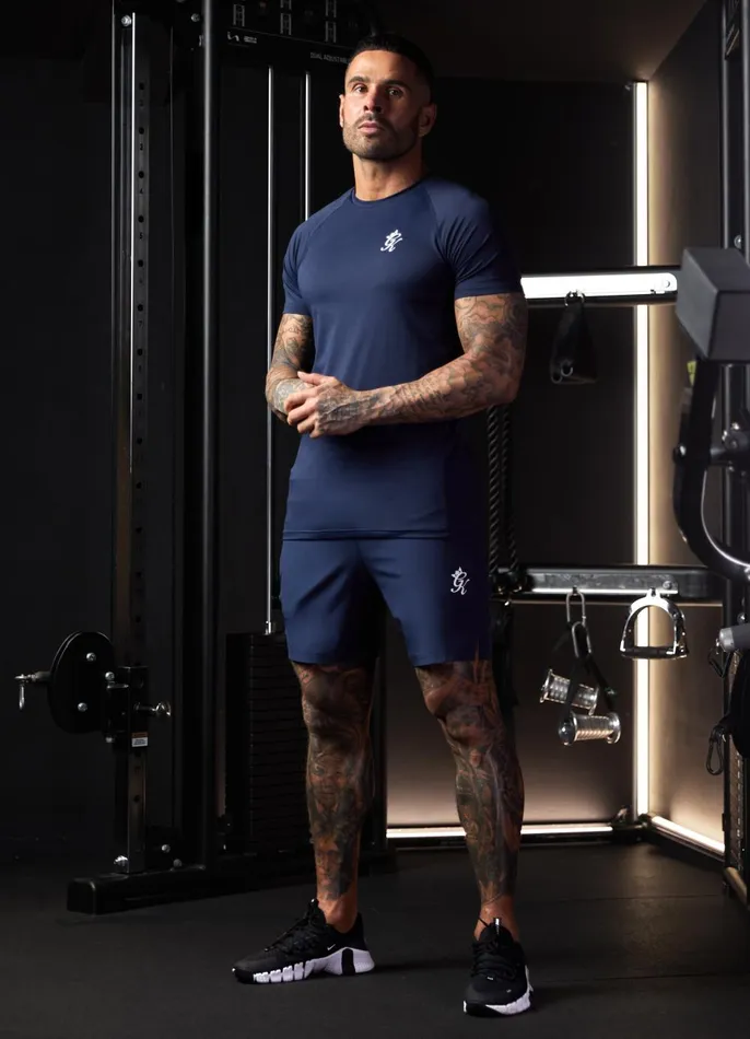 Gym King Gymwear Men Energy Tee 8211 Navy