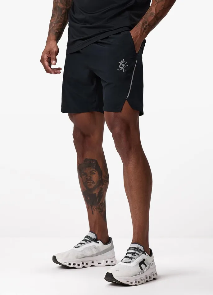 Gym King Gymwear Men Flex 6034 Short 8211 BlackSilver