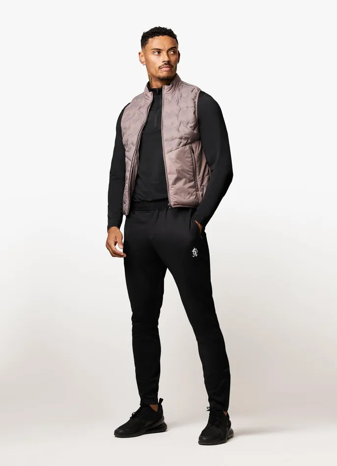 Gym King Outerwear Men Heat Sealed Tech Gilet 8211 Iron Gym King Outerwear Men Heat Sealed Tech Gilet 8211 Iron