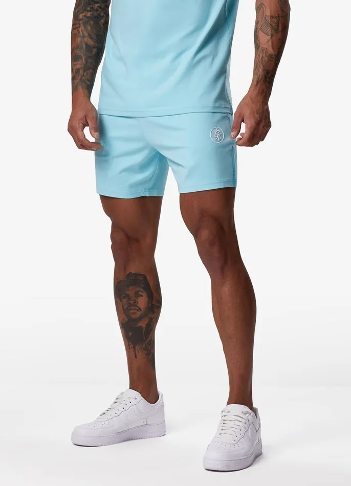 Gym King Shorts Men Pro Jersey Short 8211 Aqua Blue