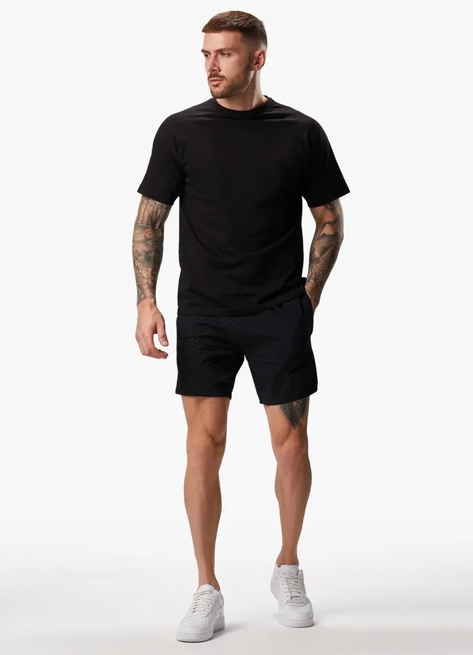 Gym King Shorts Men Rebellion AOP Cargo Shorts 8211 Black