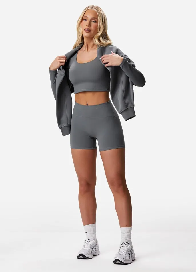 Gym King Shorts Women Peach Luxe 4034 Short 8211 Dark Sage Luxe