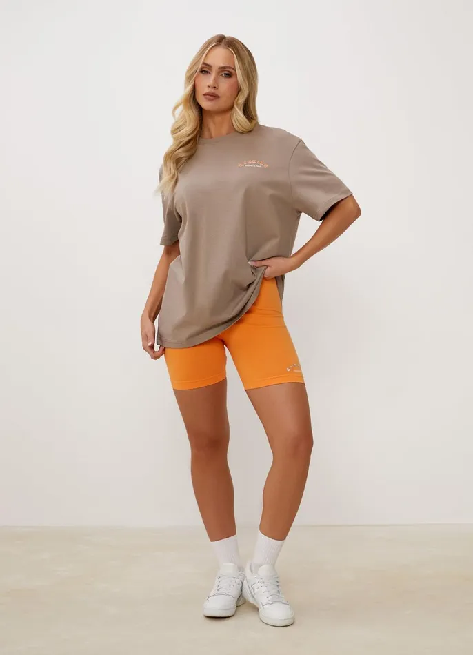 Gym King Shorts Women Spirit Of Summer Cycle Short 8211 Papaya Orange