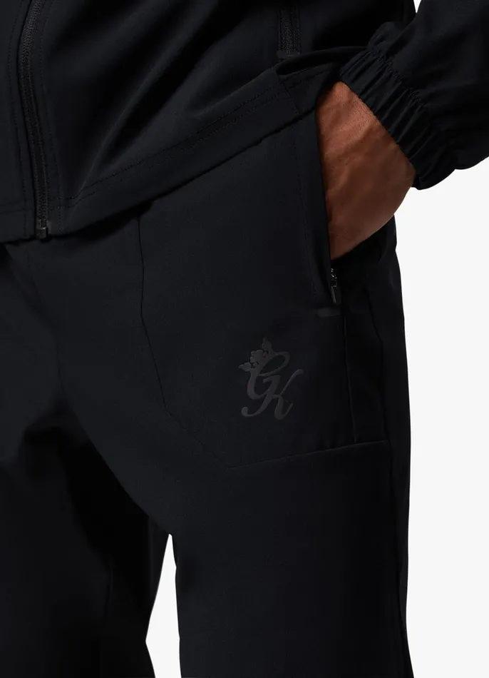 Gym King Tracksuit Bottoms Men Debossed 20 Jogger 8211 Black