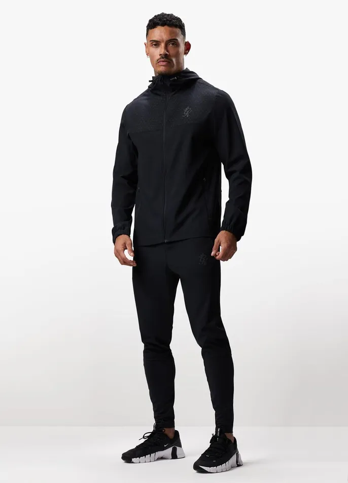 Gym King Tracksuit Bottoms Men Debossed 20 Jogger 8211 Black