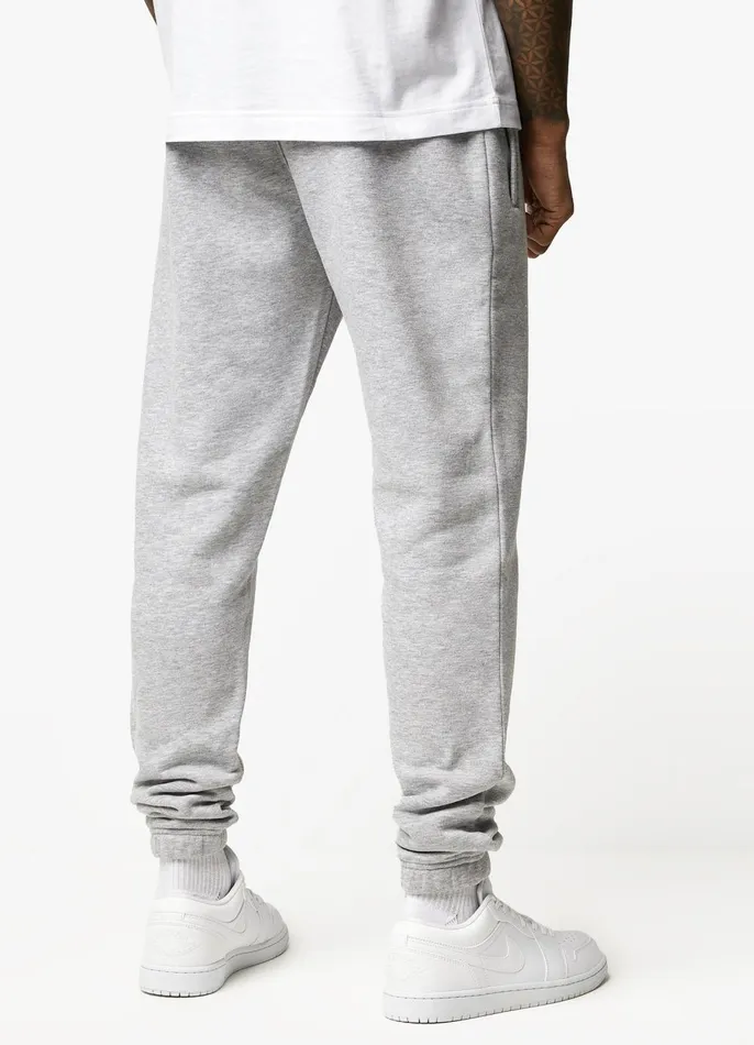 Gym King Tracksuit Bottoms Men Established Jogger 8211 Light Grey Marl