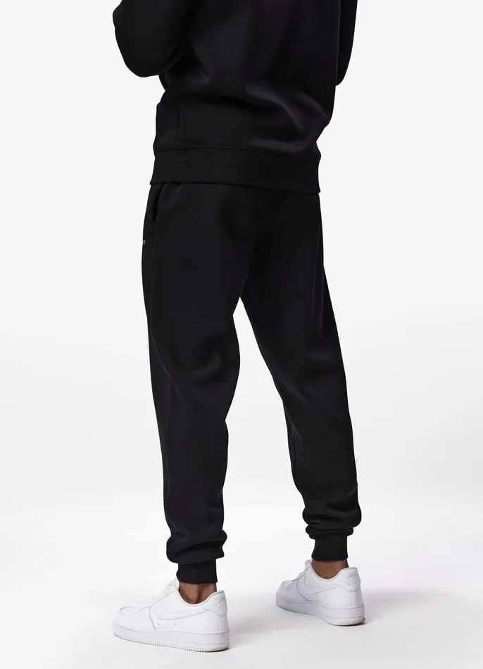 Gym King Tracksuit Bottoms Men Linear Fundamental Jogger 8211 Black
