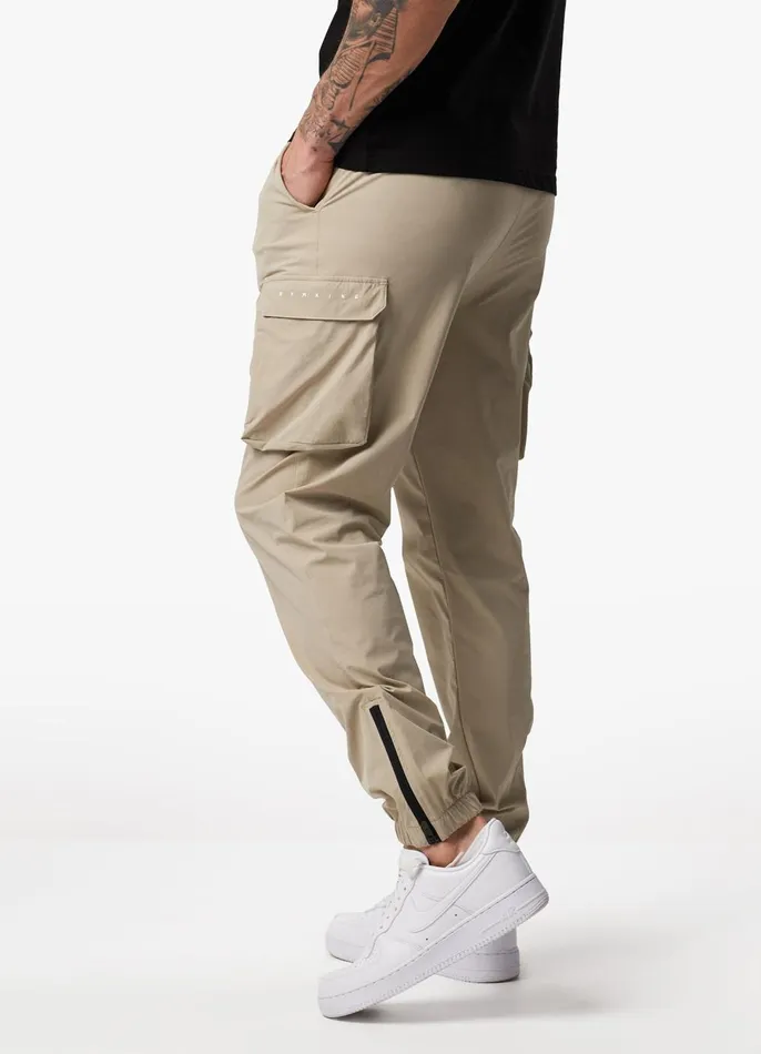 Gym King Tracksuit Bottoms Men Rebellion Cargo Jogger 8211 Sandstone