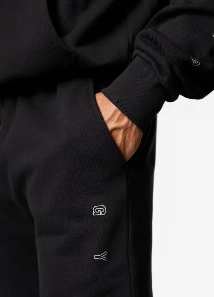 Gym King Tracksuit Bottoms Men Stealth Loopback Pant 8211 Black