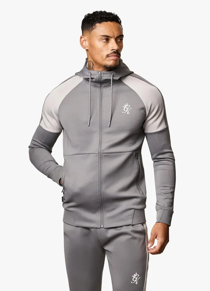 Gym King Tracksuits Men Core Plus Poly Tracksuit 8211 Grey