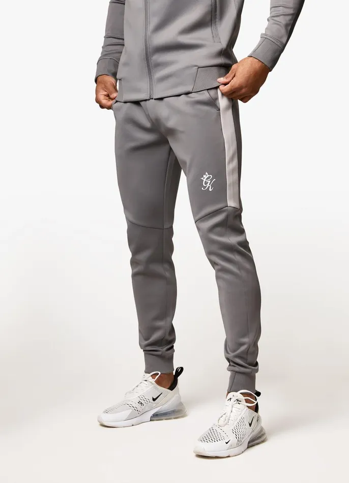 Gym King Tracksuits Men Core Plus Poly Tracksuit 8211 Grey