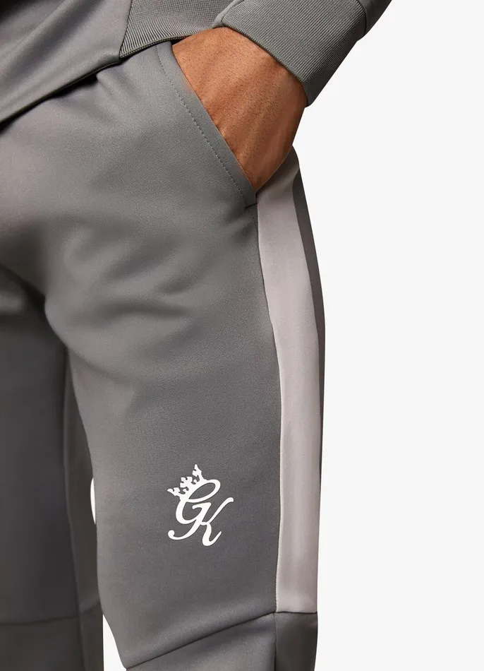 Gym King Tracksuits Men Core Plus Poly Tracksuit 8211 Grey