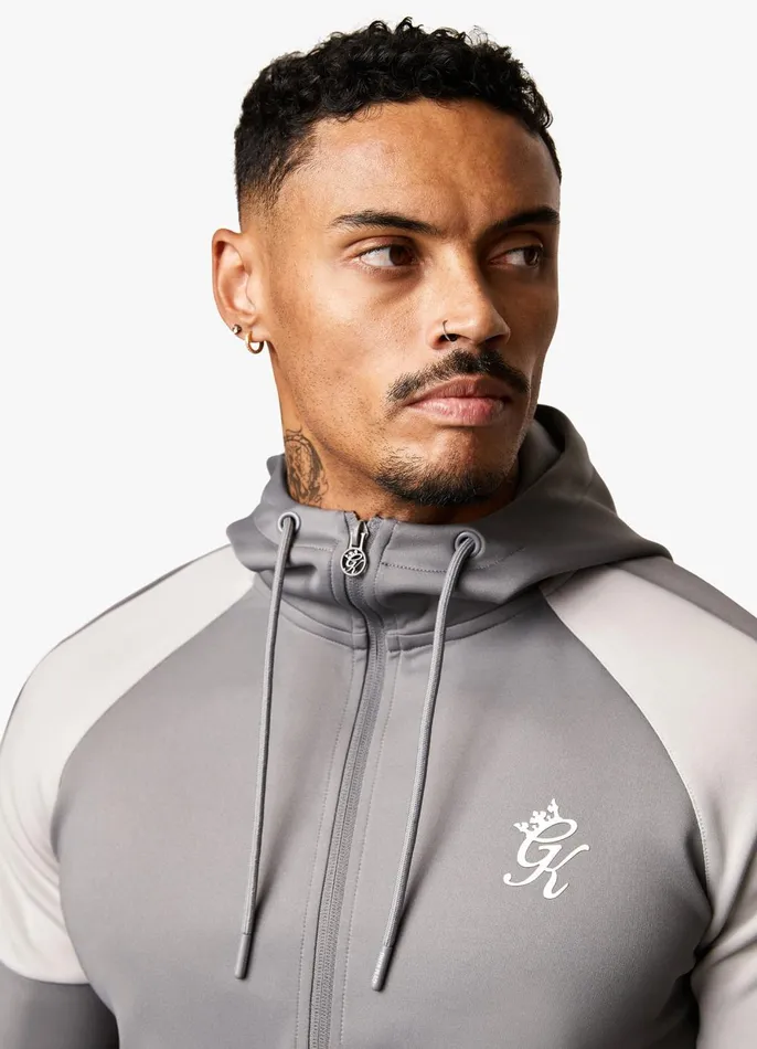 Gym King Tracksuits Men Core Plus Poly Tracksuit 8211 Grey
