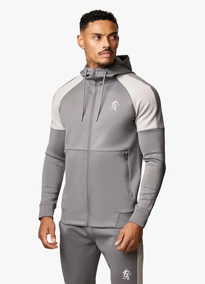 Gym King Tracksuits Men Core Plus Poly Tracksuit 8211 Grey