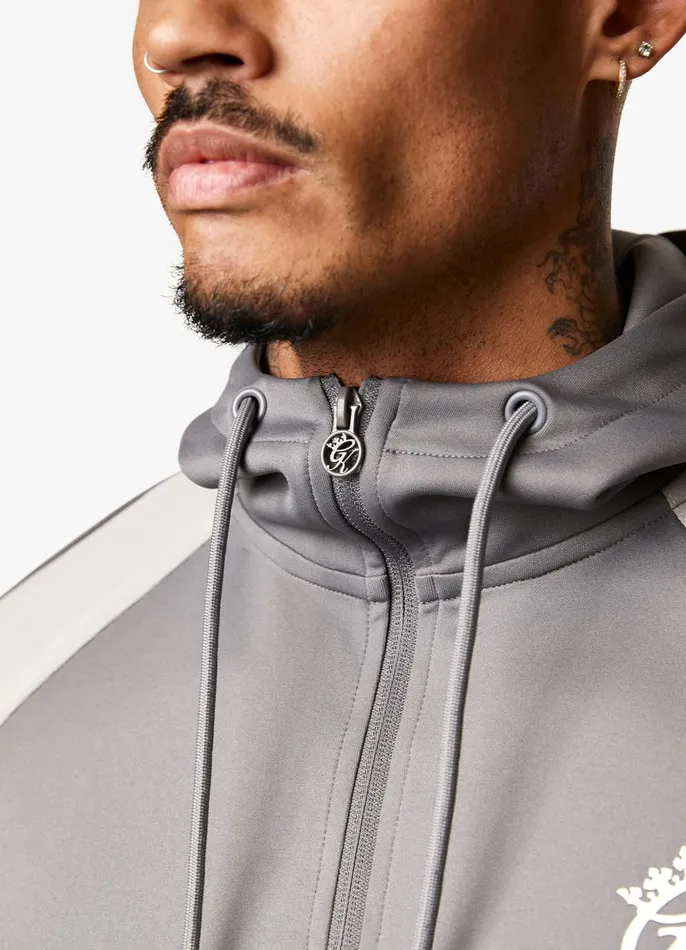 Gym King Tracksuits Men Core Plus Poly Tracksuit 8211 Grey