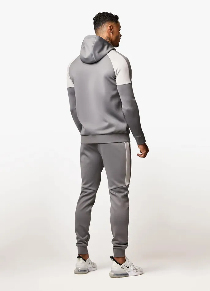 Gym King Tracksuits Men Core Plus Poly Tracksuit 8211 Grey