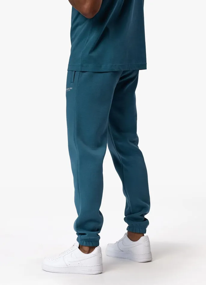 Gym King Tracksuits Men Established Crew Tracksuit 8211 Lake Blue
