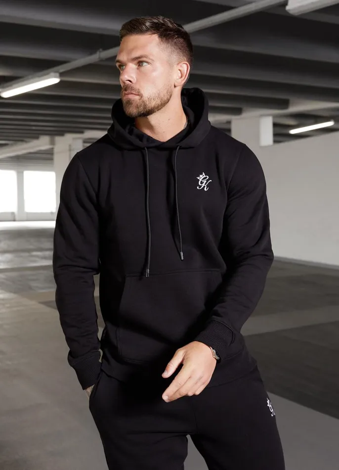 Gym King Twin Sets Men Fundamental Fleece Hood 8211 Black