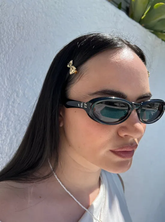 Hair Accessories Lisa Says Gah Women Farfalle Barrette Set Gold