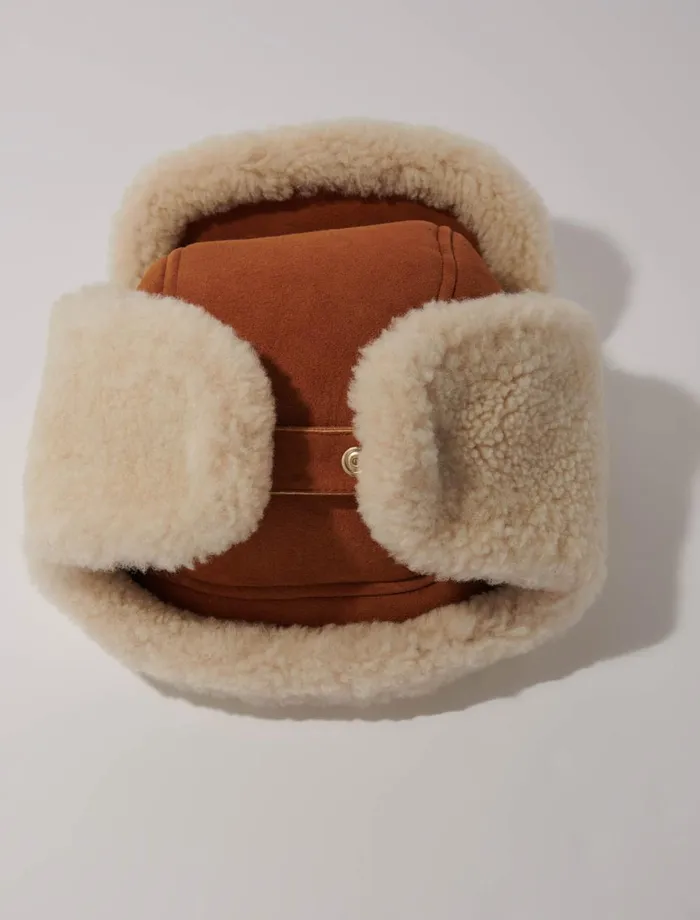 Hats Women Maje Wool Chapka Camel