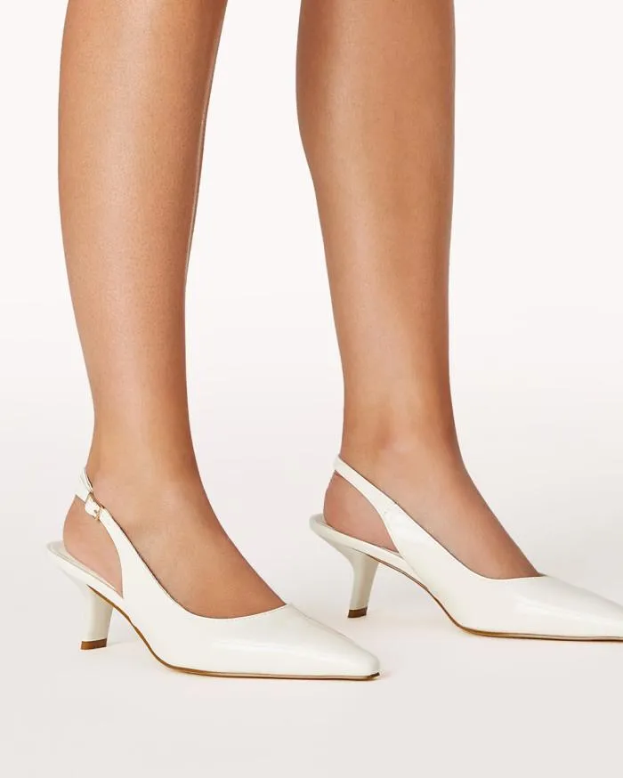 Heels Billini Stiletto Heels DAMIA BONE PATENT