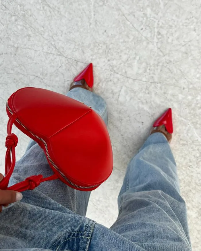 Heels Billini Stiletto Heels KARESS CHILLI PATENTCLEAR