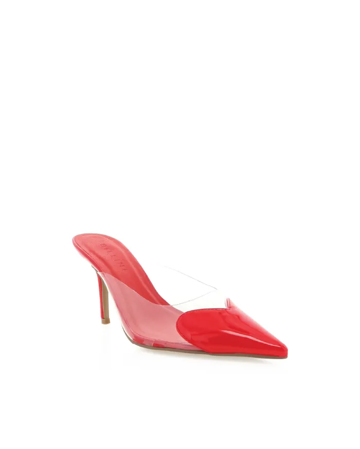 Heels Billini Stiletto Heels KARESS CHILLI PATENTCLEAR