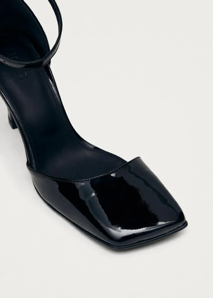 Heels Women ALOHAS Liebe Onix Black Leather Pumps