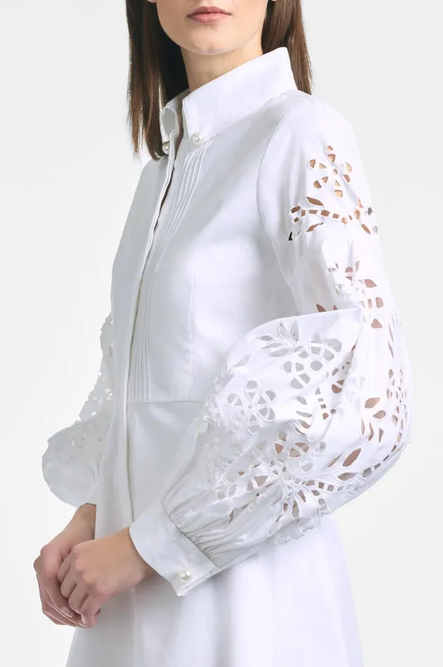 Honeymoon Women Sachin and Babi Tate Shirtdress 8211 White