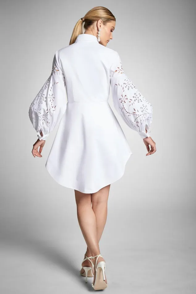 Honeymoon Women Sachin and Babi Tate Shirtdress 8211 White
