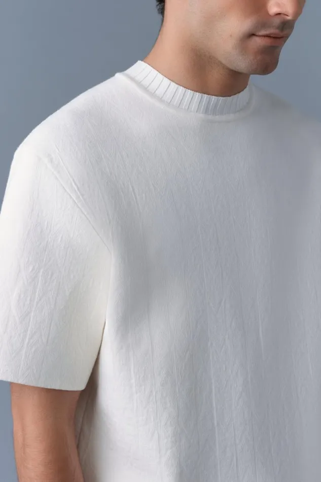 Hoodies and Tops Men Mackage ABRAM Stretch Viscose Knit Top Cream Hoodies and Tops Men Mackage ABRAM Stretch Viscose Knit Top Cream