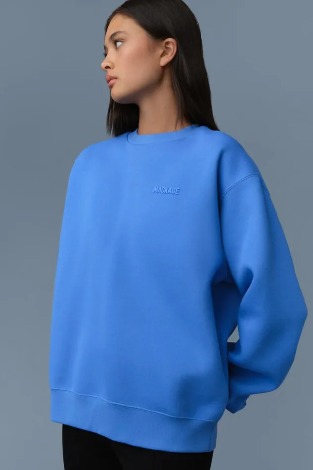 Hoodies and Tops Women Mackage JULIAN DoubleFace Jersey Sweatshirt Emerald Hoodies and Tops Women Mackage JULIAN DoubleFace Jersey Sweatshirt Emerald