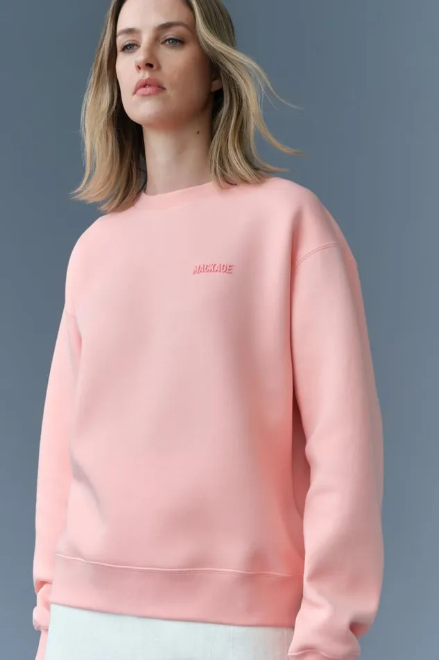 Hoodies and Tops Women Mackage JULIAN DoubleFace Jersey Sweatshirt Emerald Hoodies and Tops Women Mackage JULIAN DoubleFace Jersey Sweatshirt Emerald