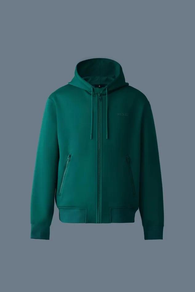 Hoodies and Tops Women Mackage KRYSTOS Doubleface Jersey Zipup Hoodie Garnet Hoodies and Tops Women Mackage KRYSTOS Doubleface Jersey Zipup Hoodie Garnet