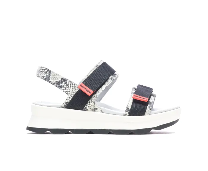 Hush Puppies Andi Slingback Sandal Snake Leatherblack Women Sandals