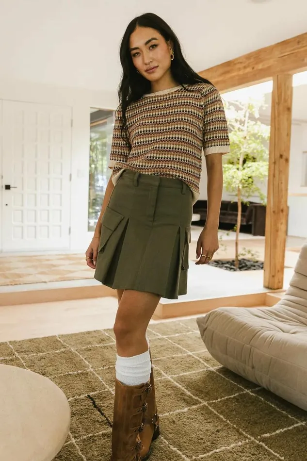 Jemma Knit Sweater Top Multi Women Bohme Tops