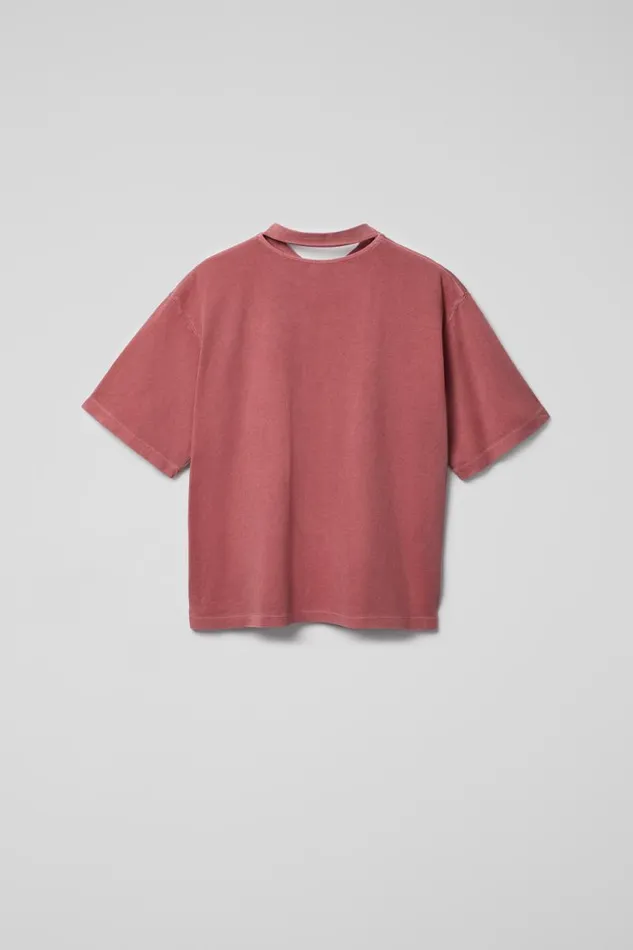 Jersey Women Camper TShirt Red Cotton Tshirt Jersey Women Camper TShirt Red Cotton Tshirt