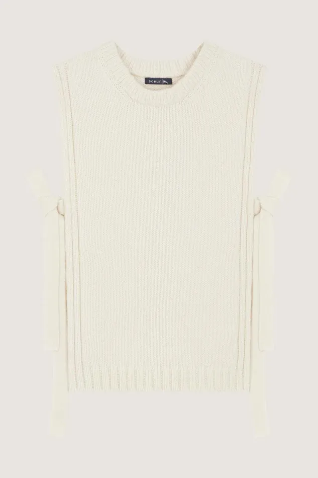 Jumpers and Cardigans Women Soeur UZEL PULLOVER Offwhite